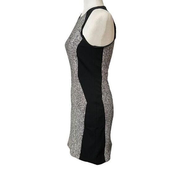 Rag & Bone XSmall Women's White & Black Weave Pattern Bodycon Sheath Dress* - Picture 5 of 11